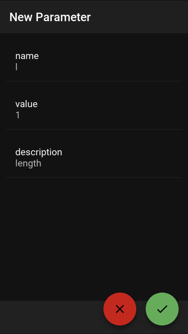New parameter
