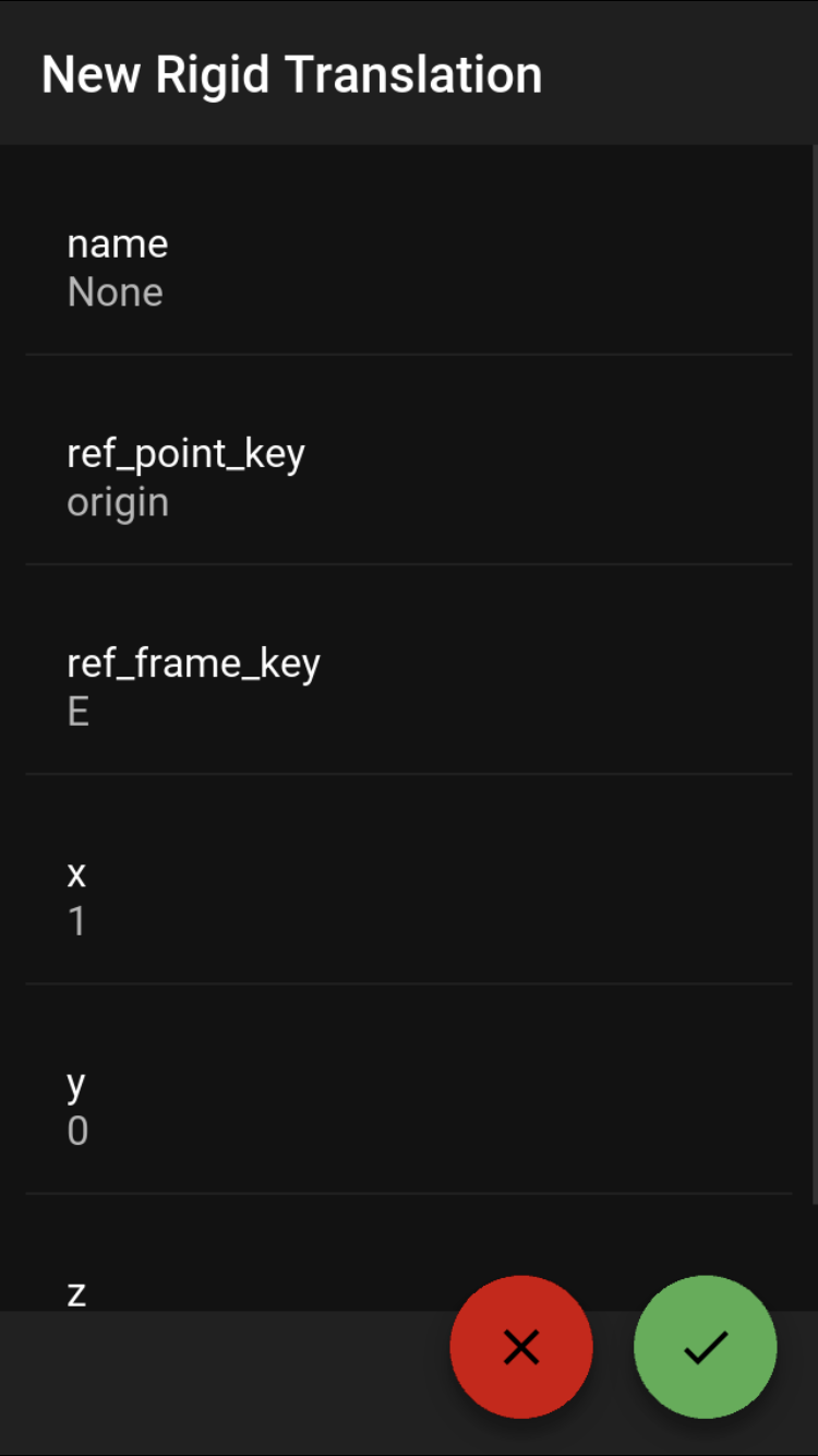 New rigid translation